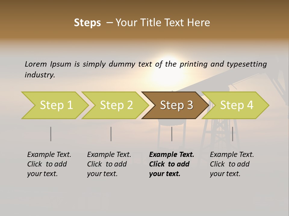 Light Skyscraper Planet PowerPoint Template