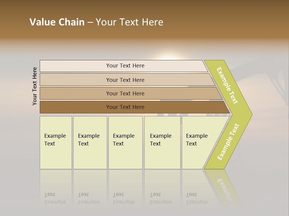 Light Skyscraper Planet PowerPoint Template