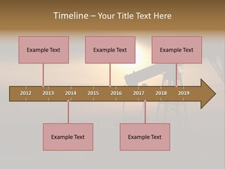 Light Skyscraper Planet PowerPoint Template