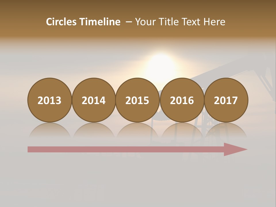 Light Skyscraper Planet PowerPoint Template
