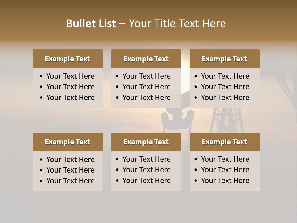 Light Skyscraper Planet PowerPoint Template