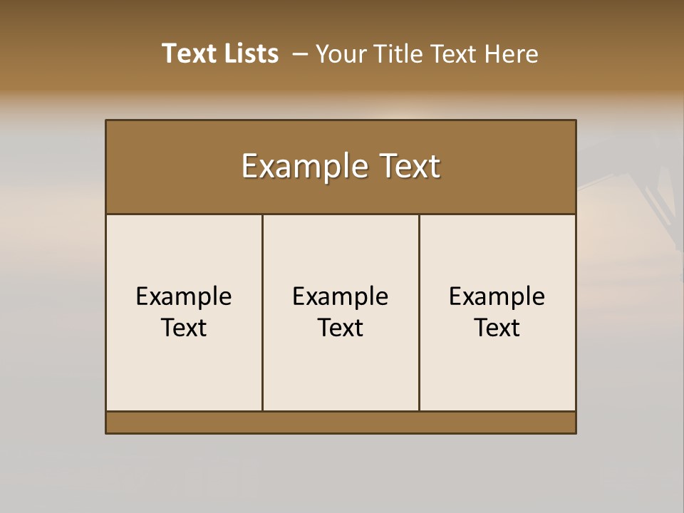 Light Skyscraper Planet PowerPoint Template