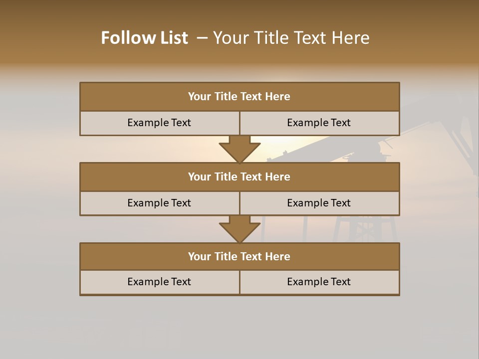 Light Skyscraper Planet PowerPoint Template