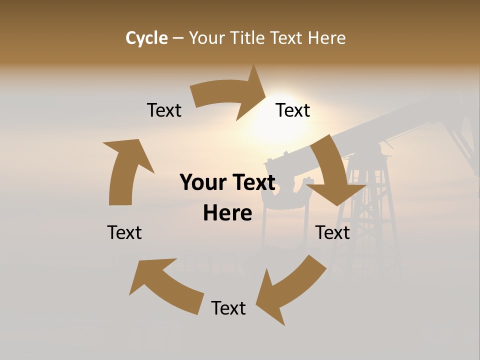 Light Skyscraper Planet PowerPoint Template