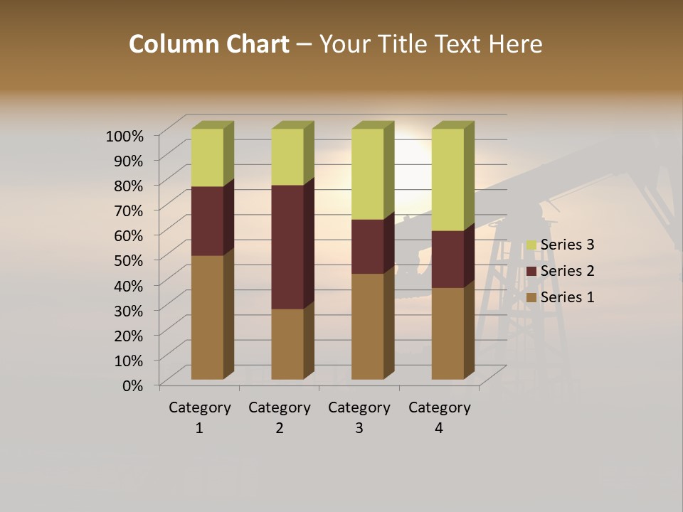 Light Skyscraper Planet PowerPoint Template