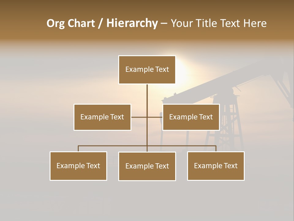 Light Skyscraper Planet PowerPoint Template