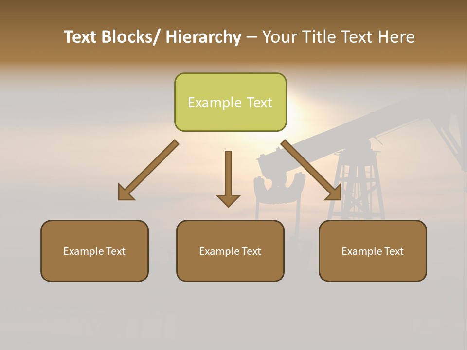 Light Skyscraper Planet PowerPoint Template