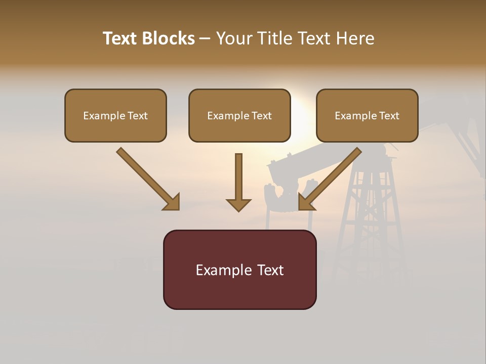 Light Skyscraper Planet PowerPoint Template