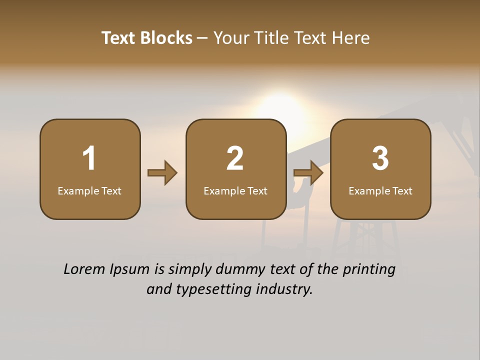 Light Skyscraper Planet PowerPoint Template