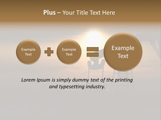 Light Skyscraper Planet PowerPoint Template