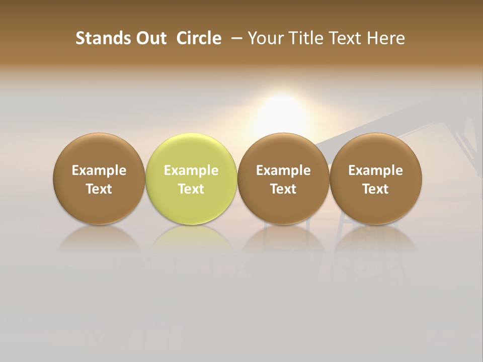 Light Skyscraper Planet PowerPoint Template