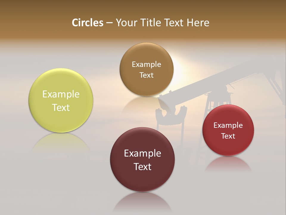 Light Skyscraper Planet PowerPoint Template