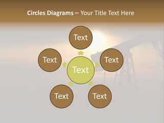 Light Skyscraper Planet PowerPoint Template