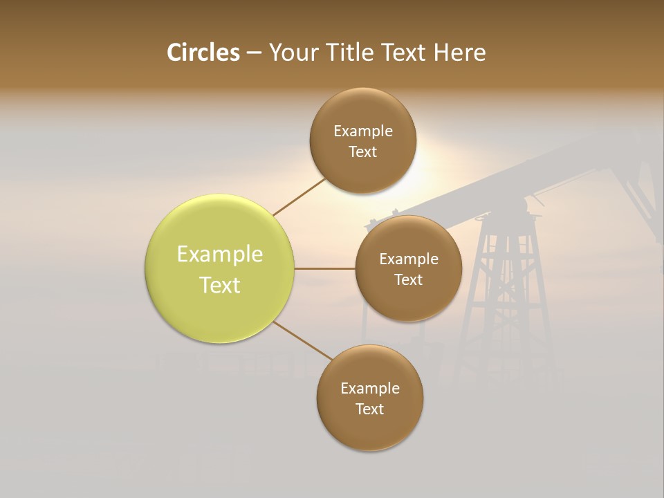 Light Skyscraper Planet PowerPoint Template