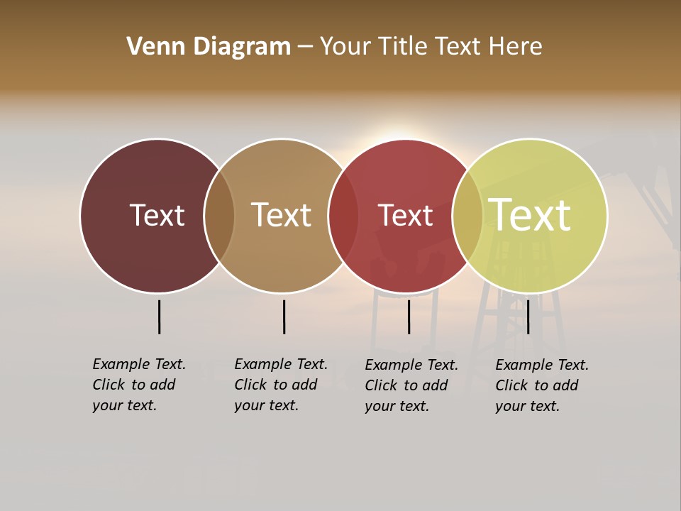 Light Skyscraper Planet PowerPoint Template