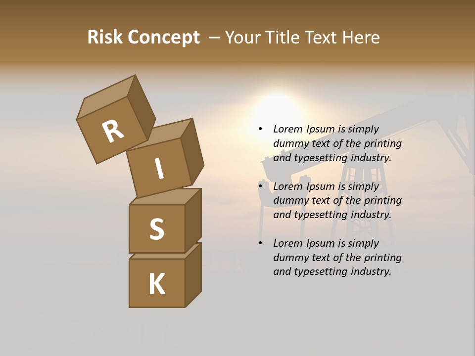 Light Skyscraper Planet PowerPoint Template