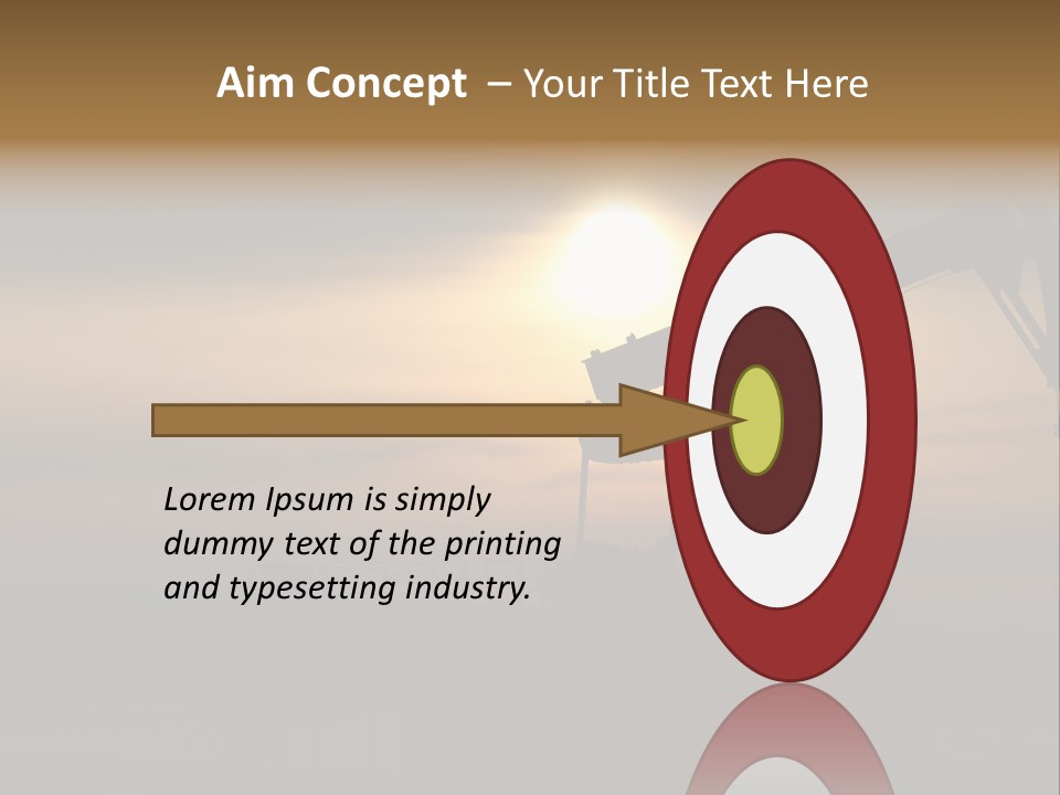 Light Skyscraper Planet PowerPoint Template