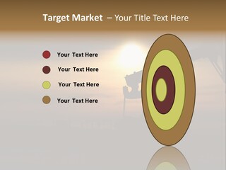 Light Skyscraper Planet PowerPoint Template