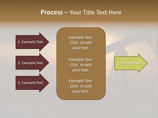Light Skyscraper Planet PowerPoint Template