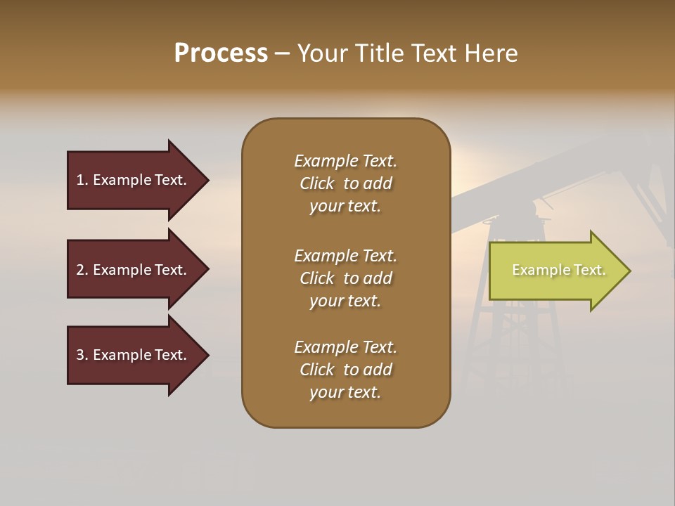 Light Skyscraper Planet PowerPoint Template