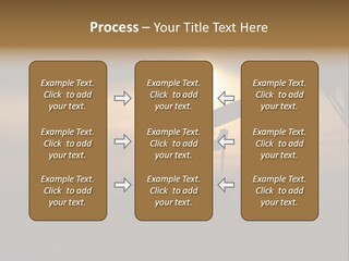 Light Skyscraper Planet PowerPoint Template