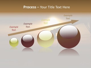 Light Skyscraper Planet PowerPoint Template