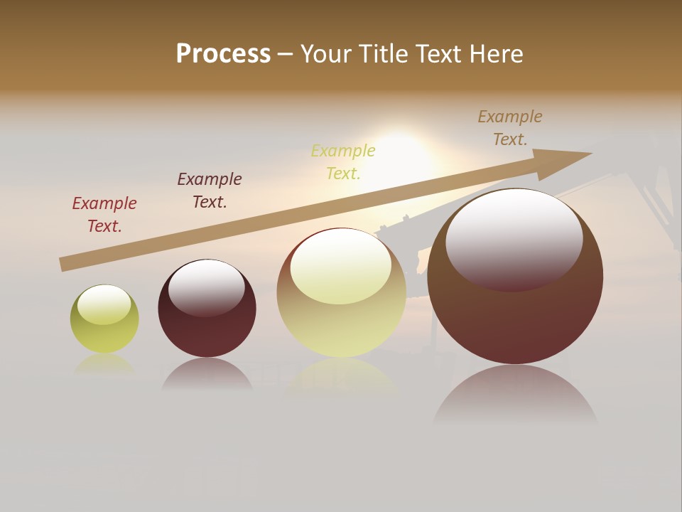 Light Skyscraper Planet PowerPoint Template