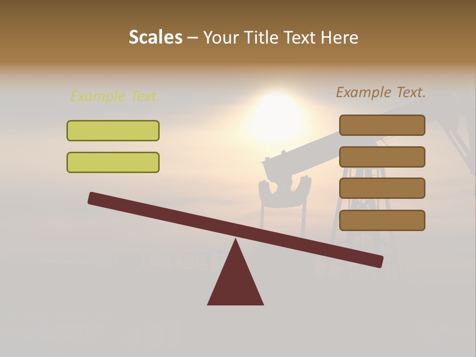 Light Skyscraper Planet PowerPoint Template