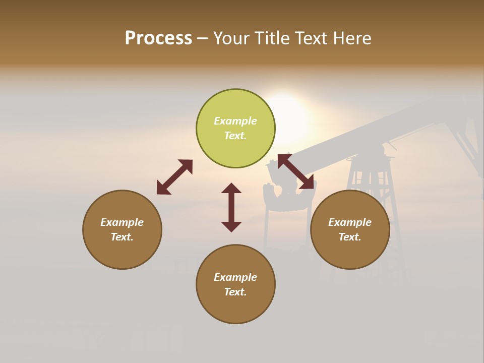 Light Skyscraper Planet PowerPoint Template