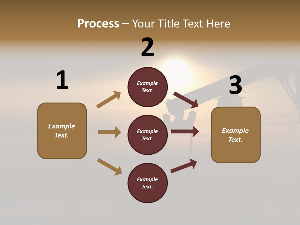 Light Skyscraper Planet PowerPoint Template