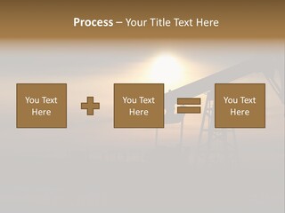 Light Skyscraper Planet PowerPoint Template