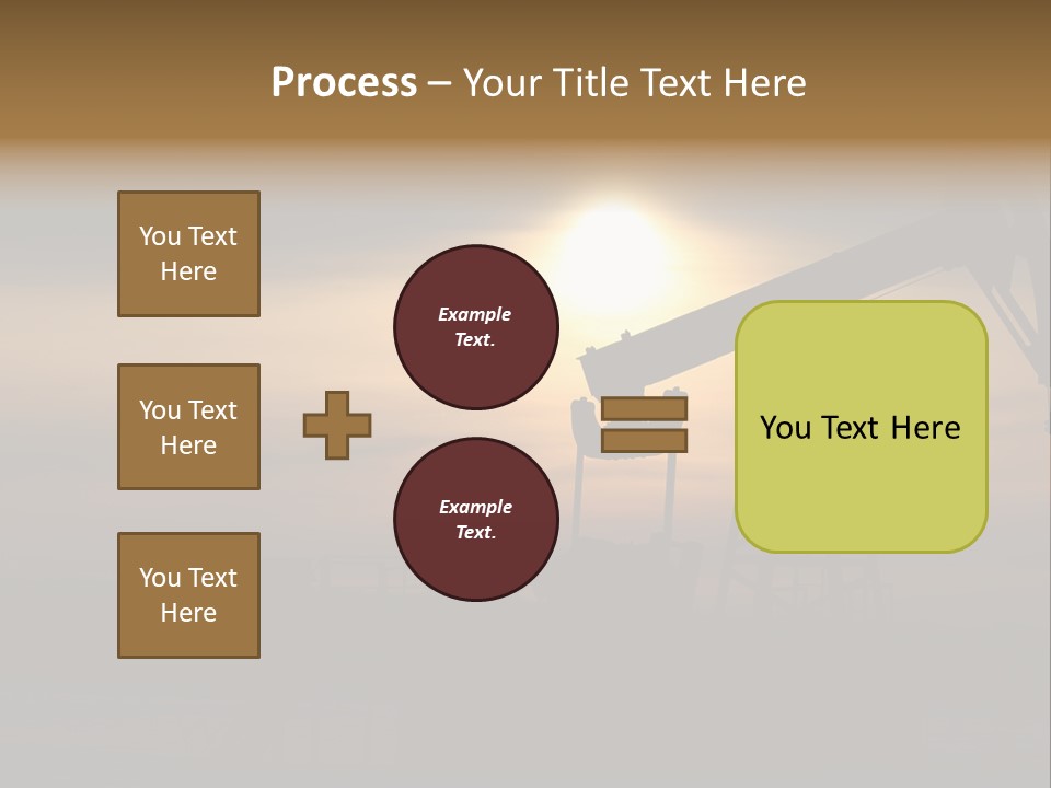 Light Skyscraper Planet PowerPoint Template