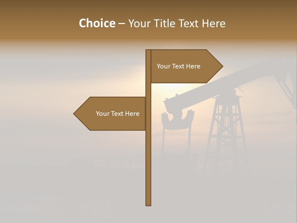 Light Skyscraper Planet PowerPoint Template