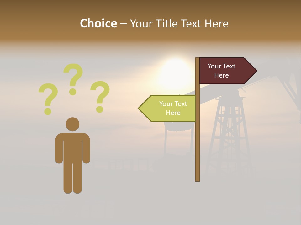 Light Skyscraper Planet PowerPoint Template