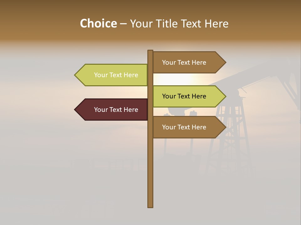 Light Skyscraper Planet PowerPoint Template