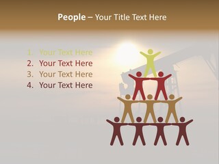 Light Skyscraper Planet PowerPoint Template