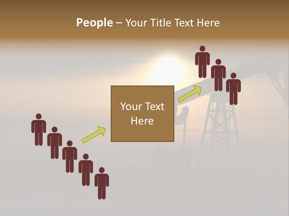 Light Skyscraper Planet PowerPoint Template