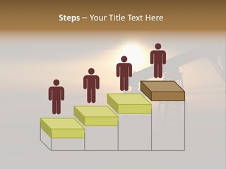 Light Skyscraper Planet PowerPoint Template