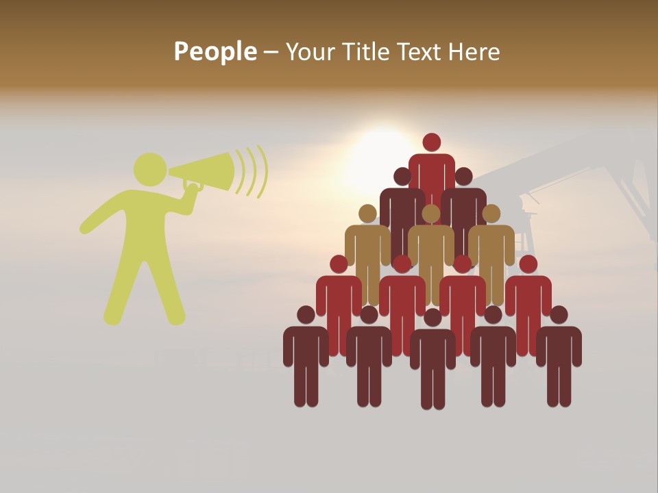 Light Skyscraper Planet PowerPoint Template