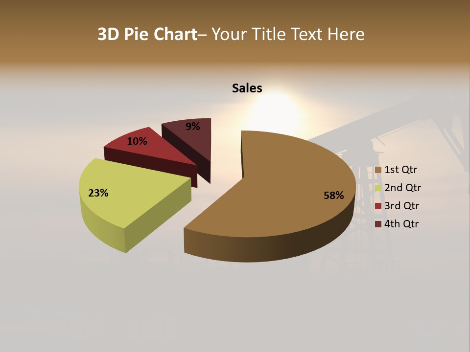 Light Skyscraper Planet PowerPoint Template