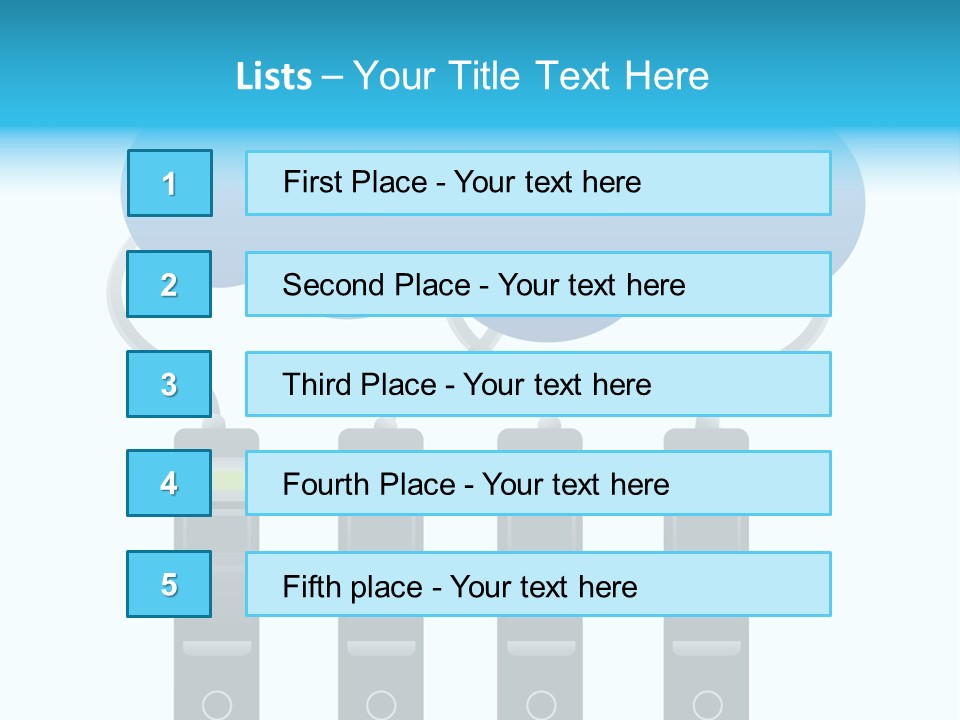 Tall Global Background PowerPoint Template