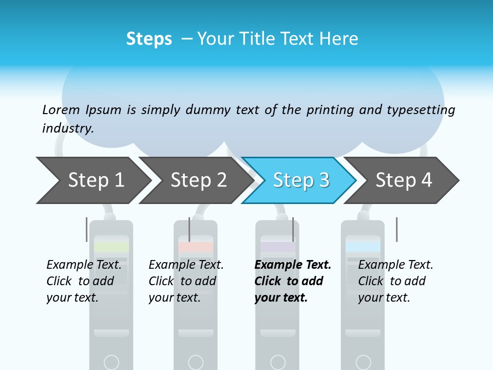 Tall Global Background PowerPoint Template