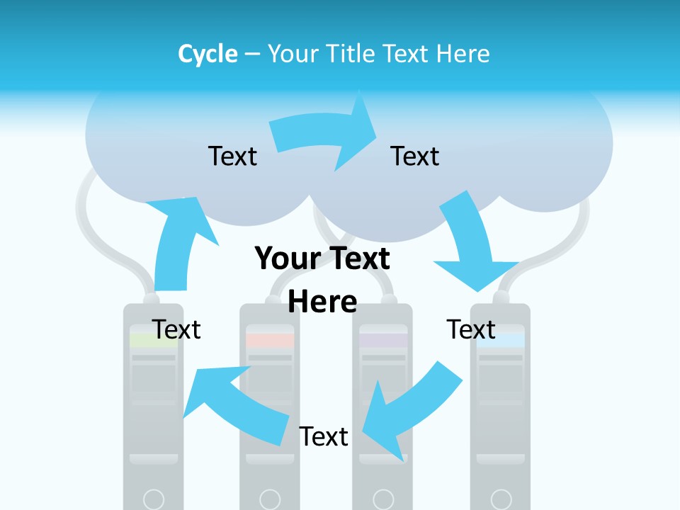 Tall Global Background PowerPoint Template