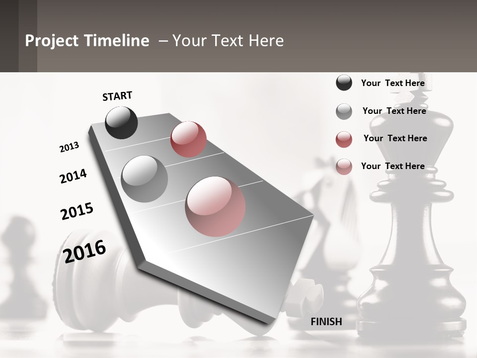 Square Ball Design PowerPoint Template