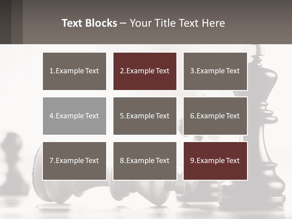 Square Ball Design PowerPoint Template