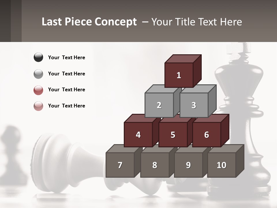 Square Ball Design PowerPoint Template