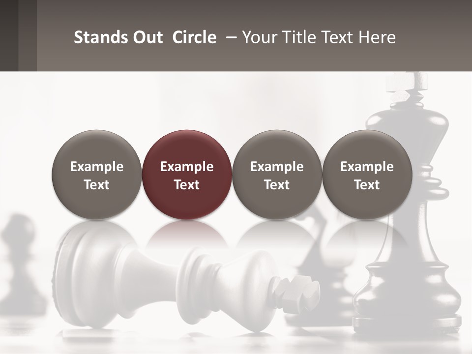 Square Ball Design PowerPoint Template