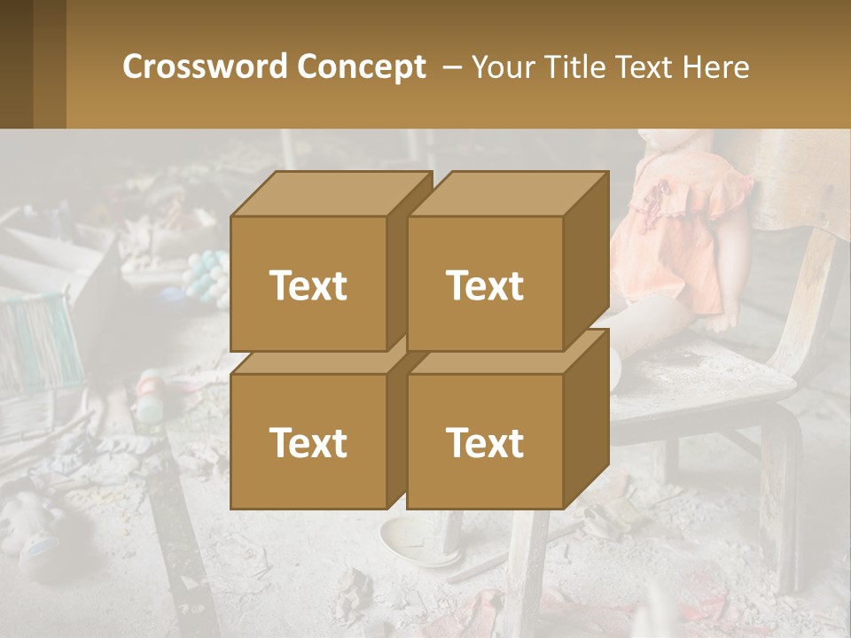 Global Design Cube PowerPoint Template