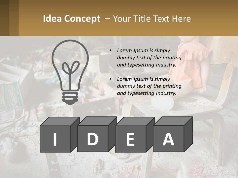 Global Design Cube PowerPoint Template