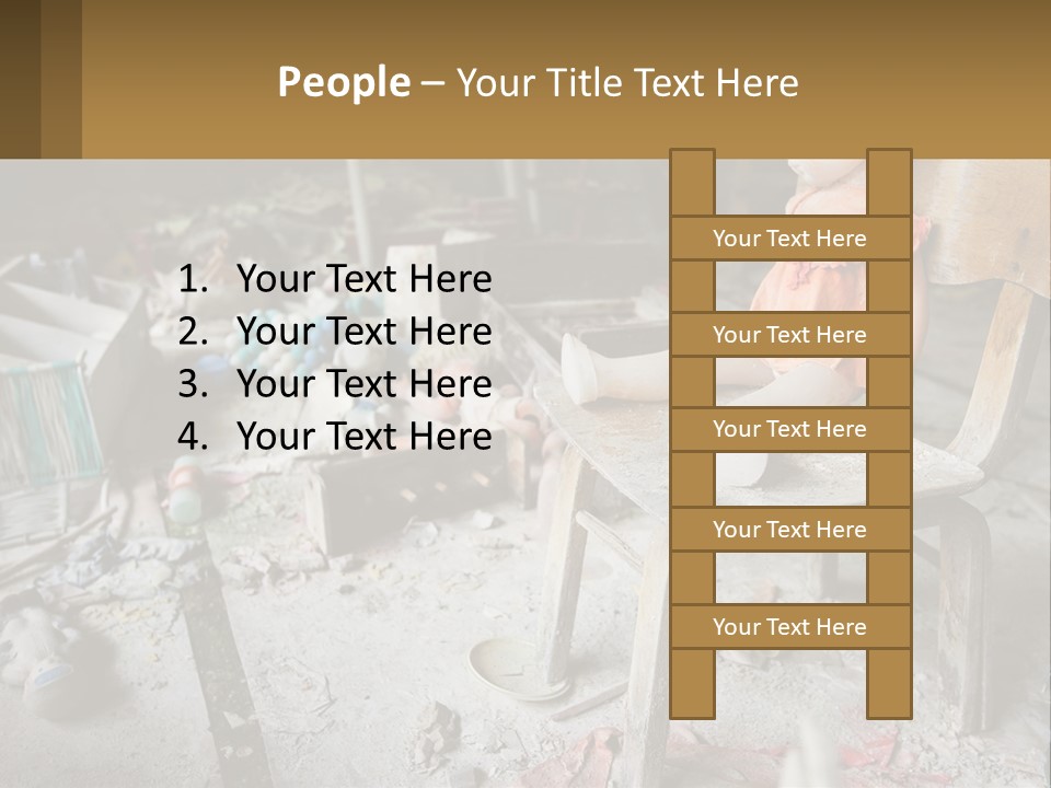 Global Design Cube PowerPoint Template